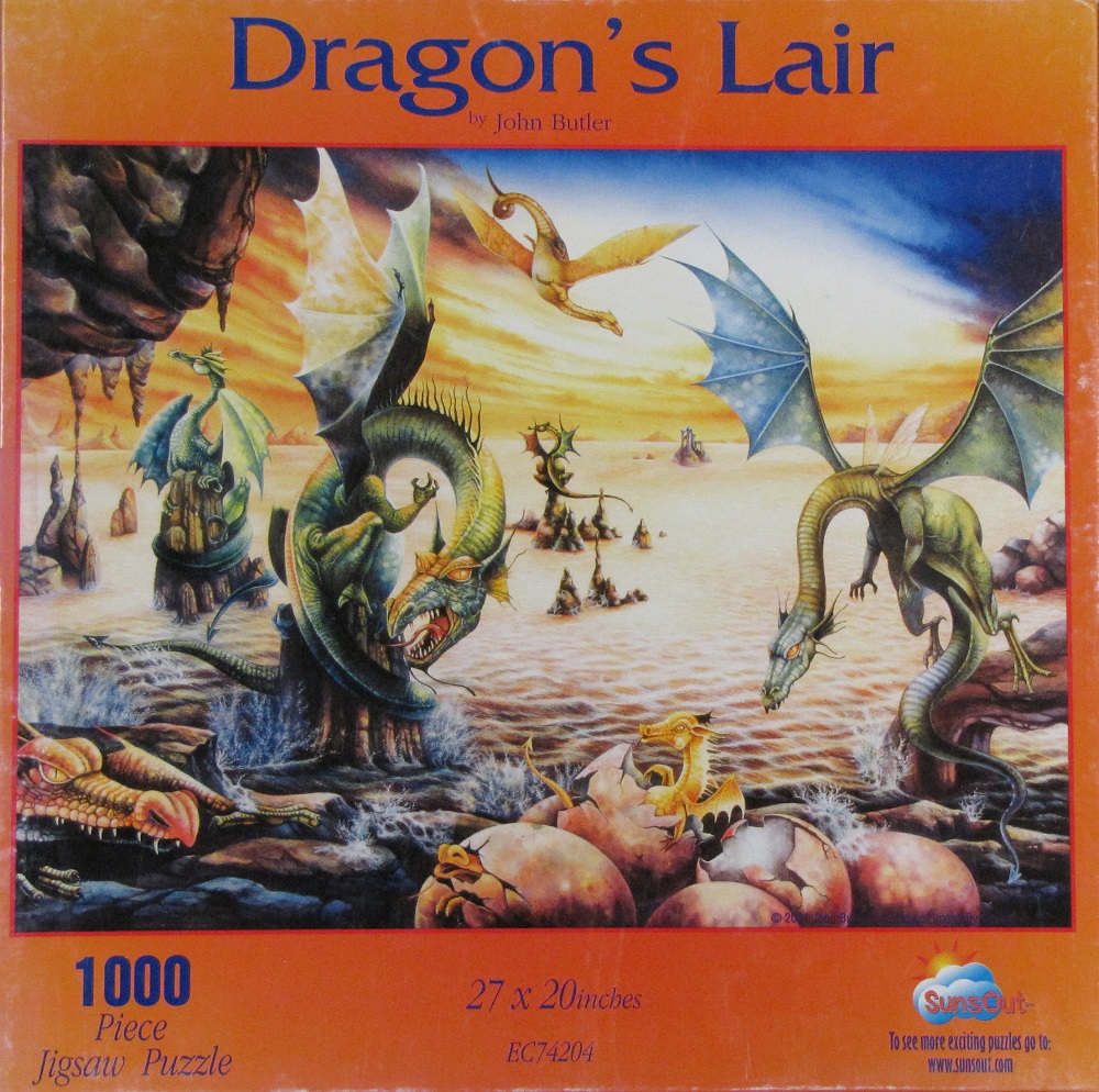 SunsOut EC742020 - Dragon's Layer 1000 Piece Puzzle